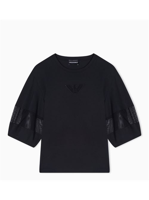 T-shirt in jersey Supima con inserto mesh Emporio Armani | EW004390 AF13318.UC001